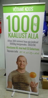 Roll-up Kaalust alla