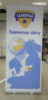 Roll up bänner - Saaremaa Piimatööstus