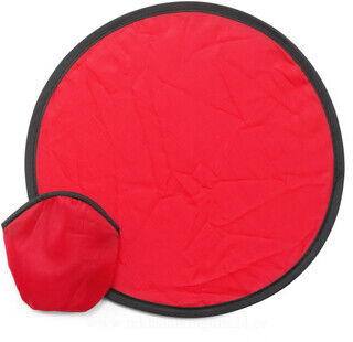 Foldable nylon frisbee