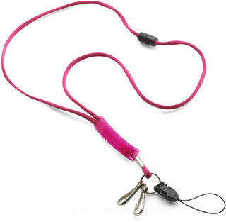 Lanyard with sliding PVC badge 4. picture