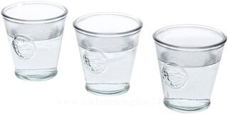 3 Authentic water glasses