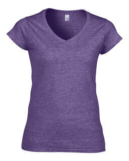 Ladies Softstyle® V-Neck T-Shirt 2. pilt