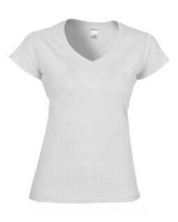 Ladies Softstyle® V-Neck T-Shirt 12. pilt