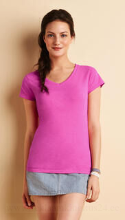Ladies Softstyle® V-Neck T-Shirt 13. pilt