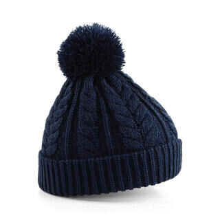 Cable Knit Snowstar Beanie 4. picture