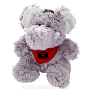 Elephant with neckerchief suitable for printing (neckerchief packed separately)